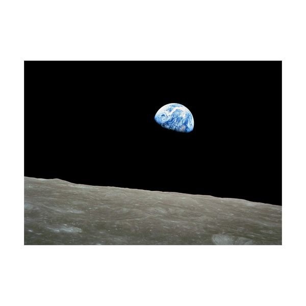 Spiffing Prints NASA - Apollo 8 Dec 24 Earthrise - Medium - Matte - Framed