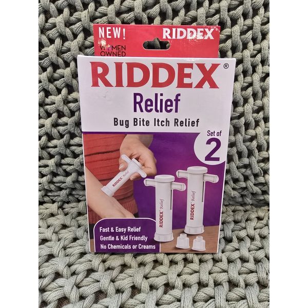 Riddex Reusable Bug Bit Itch Relief - Set of 2