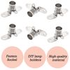 E10 Bulb Socket Base E10 LED Bulbs Lamps Socket Base 20 PCS Screw-Mount Small Bulbs Holder for Home Experiment Circuit Electrical Test Accessories