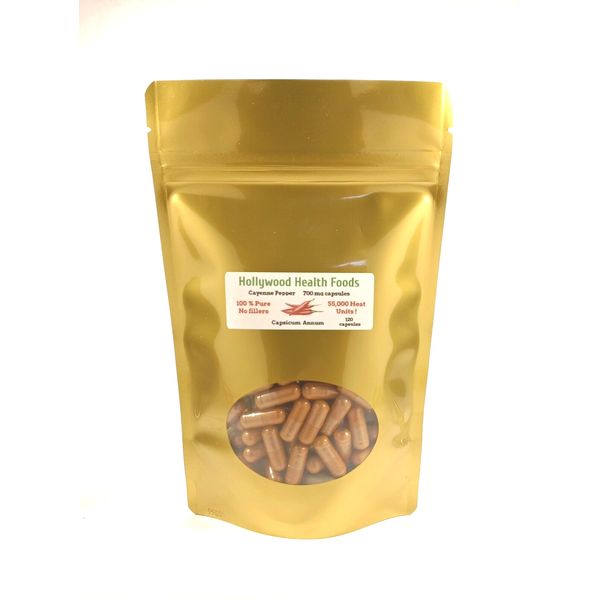 Cayenne Pepper Powder 120 Capsules 700 mg
