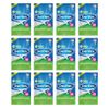 DenTek Triple Advanced Clean Mouthwash Blast Floss Picks, 75 Count, (Pack of 12)