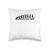 Evolution German Shepherd Dog Lover Shepherds GSD Throw Pillow