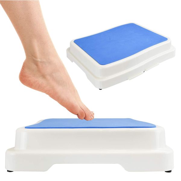 Half Step Non Slip Mobility Aid, Half Step For Elderly, Portable Household Steps. (1 x Blue Stackable Step)