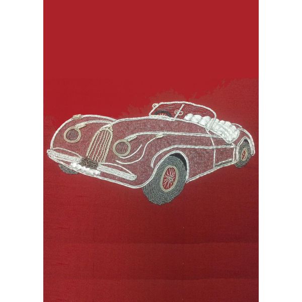 Golden Hinde Jaguar Goldwork Embroidery Kit (Silver) - Intermediate
