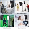 Skytex Softbox Lighting Kit(2Pack), 20x28in Soft Box | 85W 2700-6400K E27 LED...