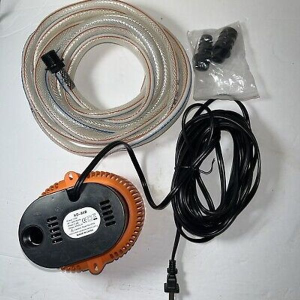 Submersible Pool Pump XD-80B 120V/60Hz 3000L/H 25FT Power Cord/16FT Drain Hose