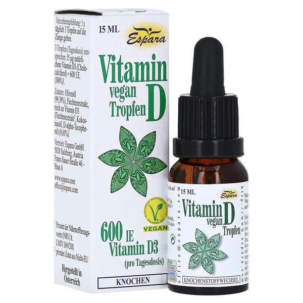 Espara Vitamin D Vegan Drops 15 ml