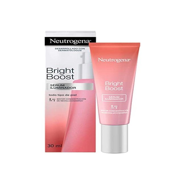 Neutrogena Bright Boost Gesichtsaufhellungsserum, feuchtigkeitsspendende Stärkung Tag und Nacht, 30 ml