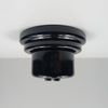 Surface-Mounted Porcelain Frame 1 Gang QR1 Black