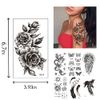 XMASIR 30 Sheets 300 Styles Temporary Tattoos Sticker Butterfly Stickers Purple Violet Lavender Fake Tattoos Temporary For Girl Kids Hand Face Ankle Neck Tatoos Stickers
