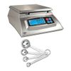 My Weigh KD-7000 Kitchen/Craft Digital Scale (Silver) with Spoons and AC Adapter