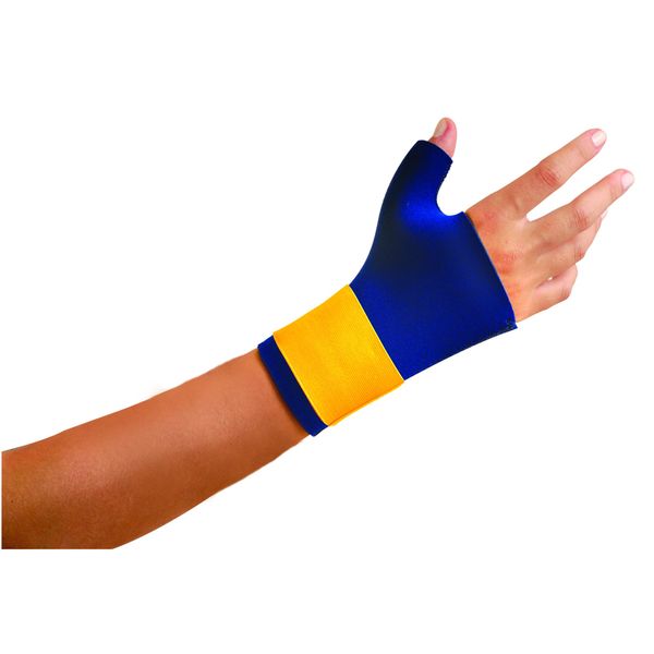 OccuNomix 400-013 Classic Neo Thumb/Wrist Wrap, Medium, Navy