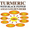 TURMERIC & BLACK PEPPER BIOPERINE PILLS 95% CURCUMIN HIGH STRENGTH PILLS TUMERIC