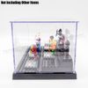US Perspex 25cm L for Minifigures Acrylic Display Box Case Plastic Black Block
