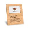 Engineer Definition Picture Frame - Personalization Available - 8x10 Frame - 4x6 Picture - Maple Finish