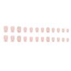 24 pieces nail tip camellia flower nude pink pearl gentle girly nail