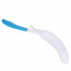 Shower Brush, Bath Brush Long Curved Handle Soft Sponge Body Cleaning Exfoliating Shower Brushes Back Brush Scrubber Body Skin Exfoliation Tool Handled Bath Body Brush for Men Women