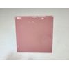 Carnation Pink Ceramic Tile 4.25 in Subway Square Mid Century Modern