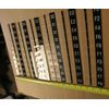 National snack machine product selection label shelf I.D. decal set, P# 1577010
