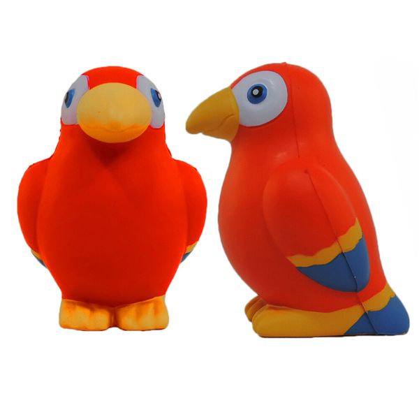 Stress Relief Squeezable Foam Parrot Set of 2