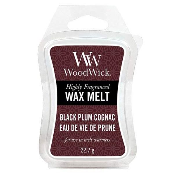 WoodWick Black Plum Cognac Wax Melt
