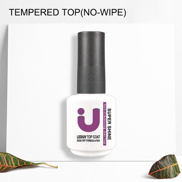 Rubber Base and Top Coat Gel Nail Polish UV 15ml Semi Permanent Varnish Matte Nail Primer Gellak