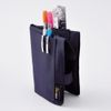LIHITLAB Slim Pen Case, 7.5 x 4.3, Navy (A7585-11)