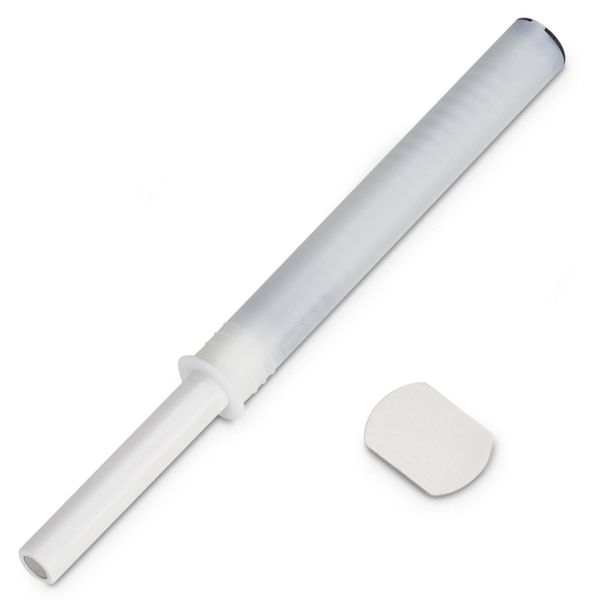 Push-to-Open Long Version Silk White 956A1002 with Magnet and Adhesive Plate Magnetic Catch Push Catch