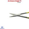Surgical Premium Iris Scissors Straight TC Dental Veterinary Tissue Instruments 