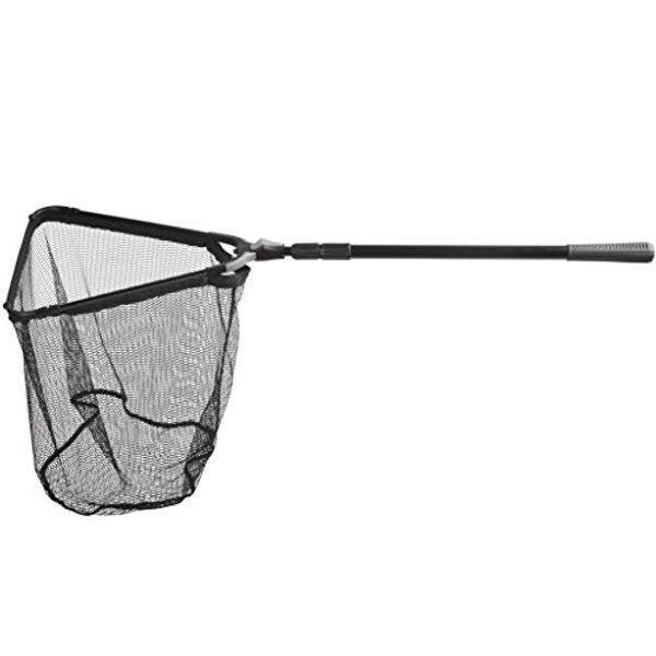 Fiblink Folding Aluminum Fishing Landing Net Fish Net with Extending Telescoping Pole Handle (45-80 inches)