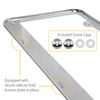 iPick Image for Dodge Durango in 3D on Mirror Chrome Metal License Plate Frame