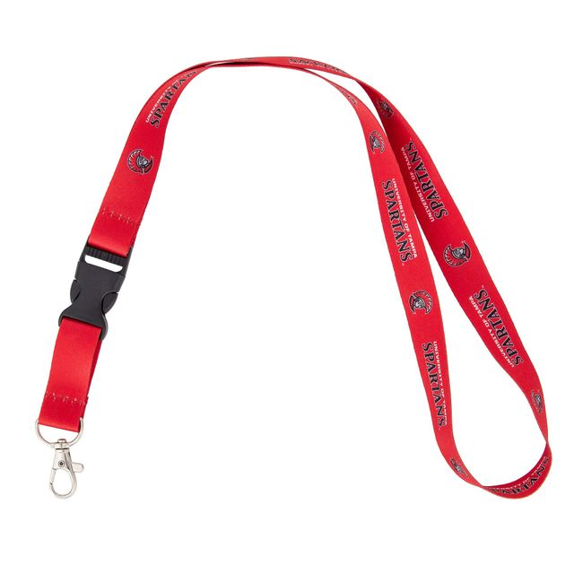 Desert Cactus The University of Tampa Lanyard Spartans Car Keys ID Badge Holder Keychain Detachable Breakaway Snap Buckle (Red)