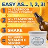 Vitamin C Powder for Face Skincare Ascorbic Acid 6 Ounce Customizable Formula