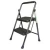 2 Step Black Ladder Safety Non Slip Mat Tread Foldable Step Stool