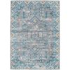 Linon Washable Wills Polyester 2'x3' Rug in Gray