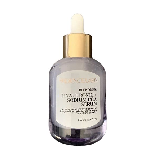 Radience Labs  DEEP DRINK Hyaluronic + Sodium PCA  Anti aging Facial Serum 2oz