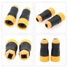 2 pcs RJ45 Round Waterproof dust-Proof sockets Connector IP65 Mount Ethernet Panel Connector.