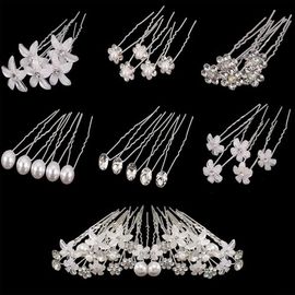 36 Pieces U-shaped Pearl Hair Pins, Wedding Hair Accessories For Bridal  Hairstyle And Bridesmaid Hairstyle (golden) Adult Unisex