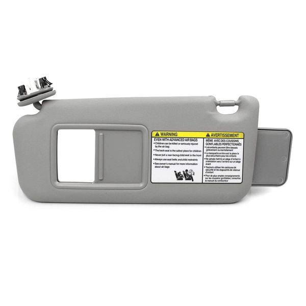 Nakuuly Left Driver Side Sun Visor Gray with Sunroof Compatible with Toyota RAV4 2006 2007 2008 2009 2010 2011 2012 2013 Sunvisor Replaces # 74320-42501-B2