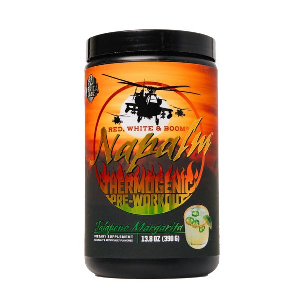'Merica Labz Red, White and Boom Napalm Thermogenic Pre-Workout (Jalapeno Margarita)