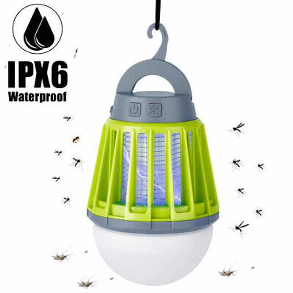 Bug Zapper Light Outdoor Mosquito Insect Fly Killer Lamp Traps with LED Lantern