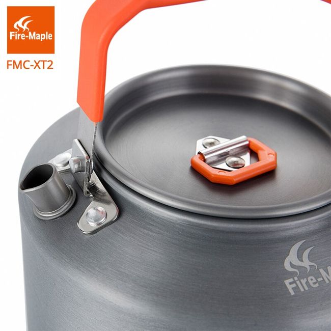 1.3L Camping Water Kettle Aluminum Alloy Teapot Coffee Pot Backpacking  Outdoor Tea Kettle with Bag