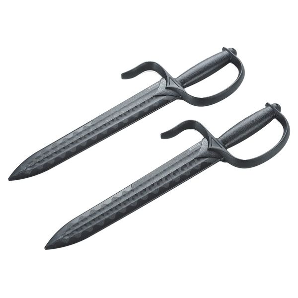 Deluxe Black Polypropylene Plastic " TWIN " Wing Chun Training Knives