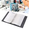 Kadimendium SMD Resistor Electronic Sample Book Series Electronic Components Kit Resistor Assorted Folder 4250Pcs 170 Value 0805