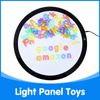 Odoorgames 78 Pcs Translucent Lowercase Letters - Learning Toy for Light Table Accessories and Manipulatives