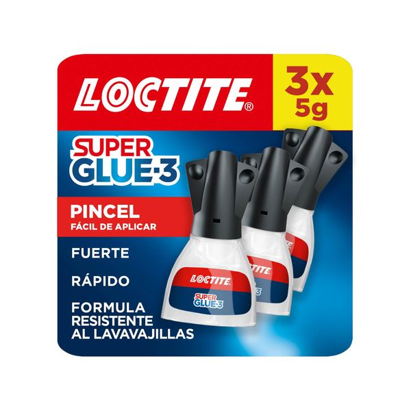 Loctite 2784726 Super Glue-3 Brush, Transparent