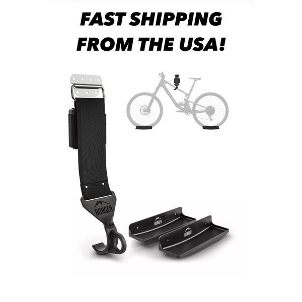 Bike Wall Mount Horizontal For Ebikes Mtb Road Bicycle Wall Mount Support Borgen