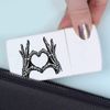 'Skeleton Hands Heart Sign' Pill Box with Tablet Splitter (PI00029843)