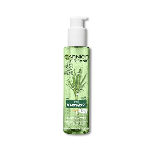 Garnier Organic Detox Gel Wash, Lemongrass, 150 Ml, Pack Of 1
