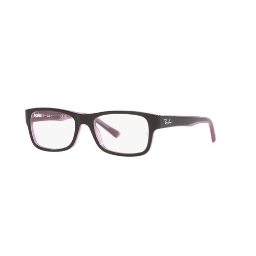 Ray-Ban RX5268 Prescription Eyewear Frames, 2126 BROWN ON OPAL PINK